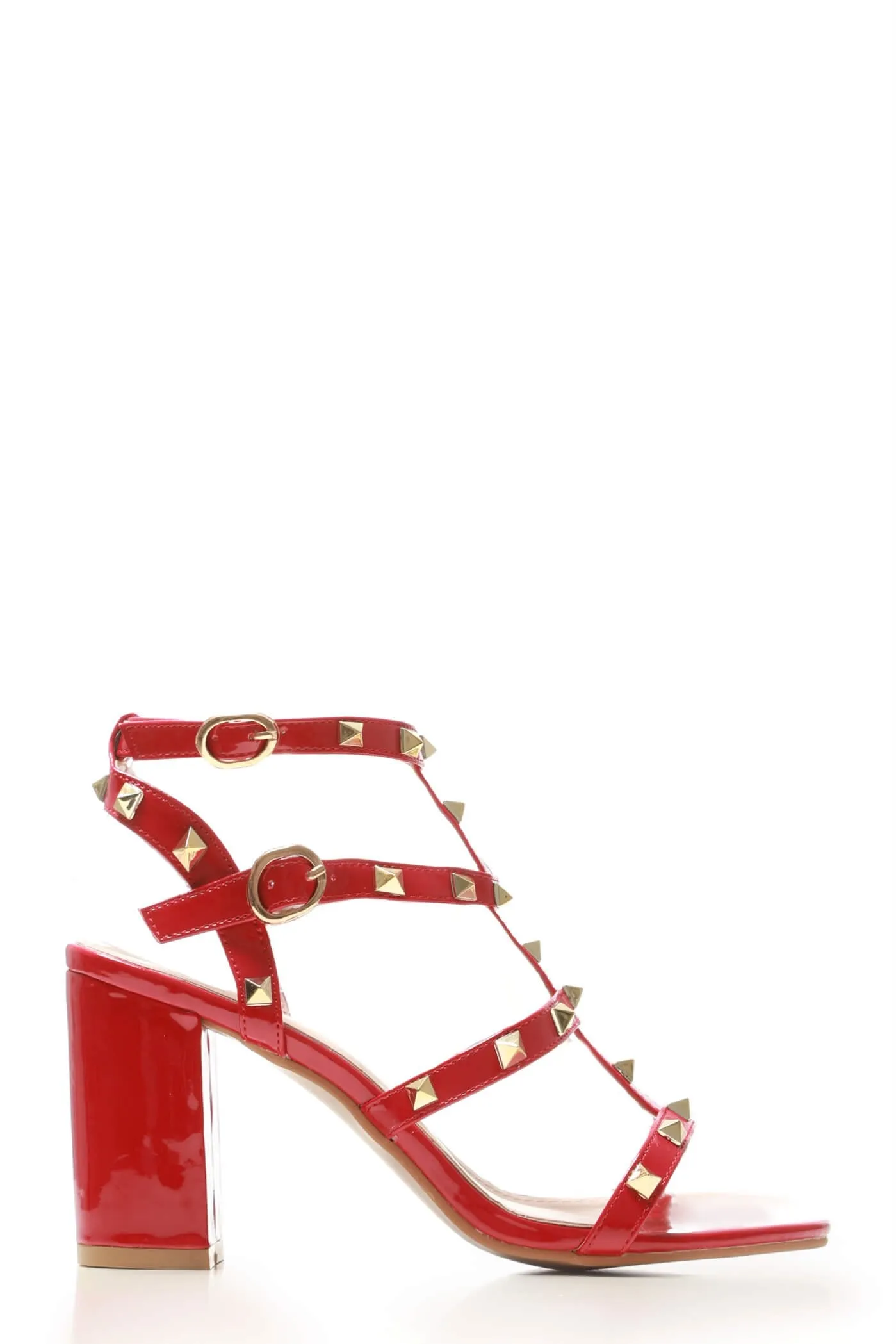 Abigail ankle strap with studs sandal