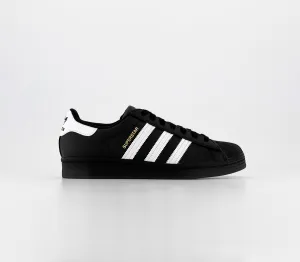 adidas Superstar Black White Trainers