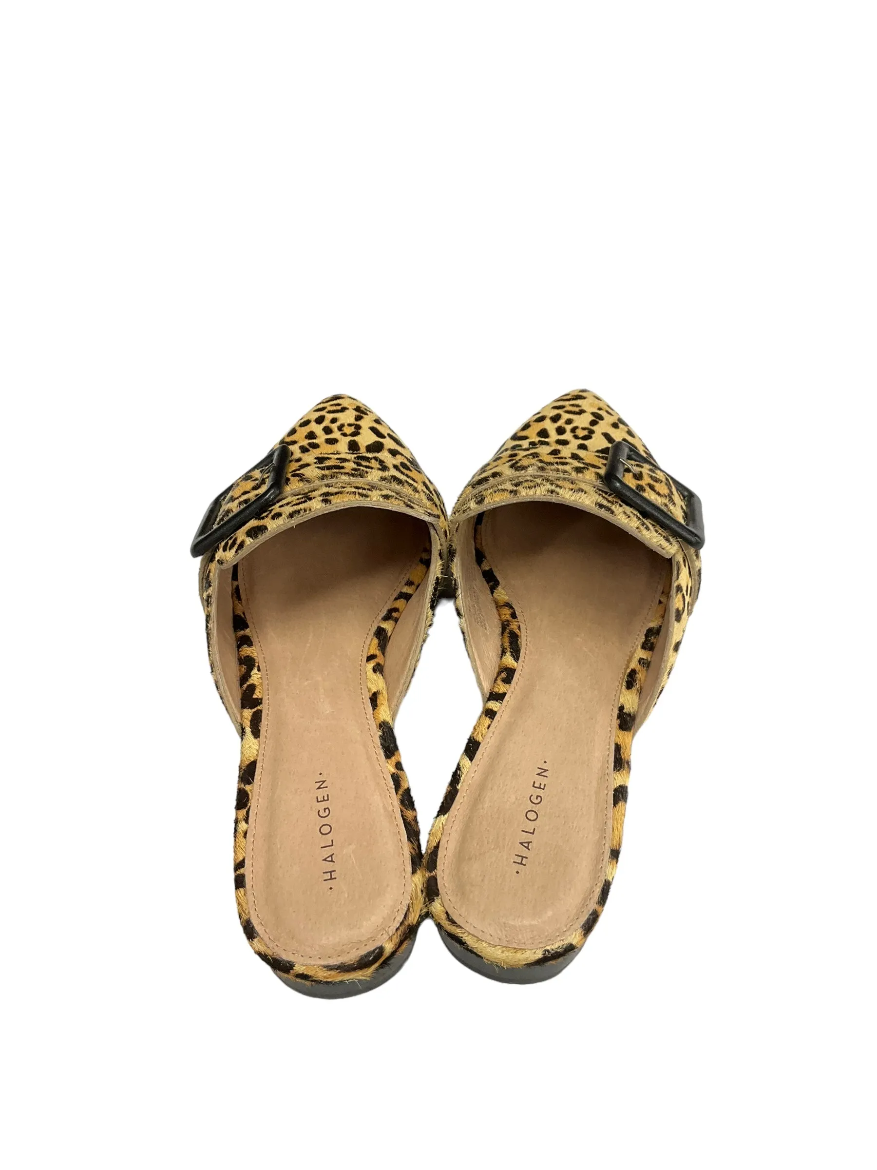 Animal Print Shoes Flats Mule & Slide Halogen, Size 7