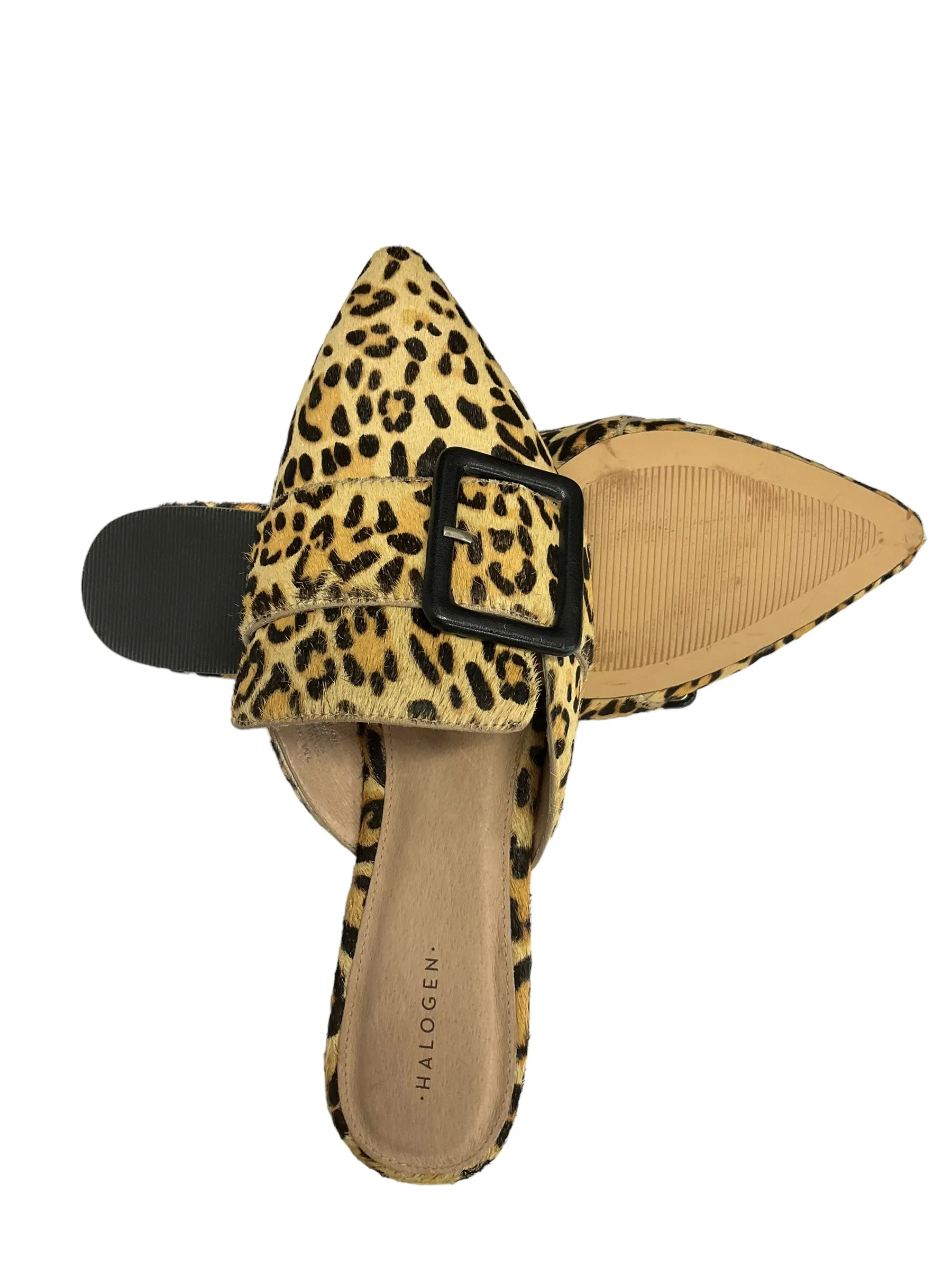 Animal Print Shoes Flats Mule & Slide Halogen, Size 7