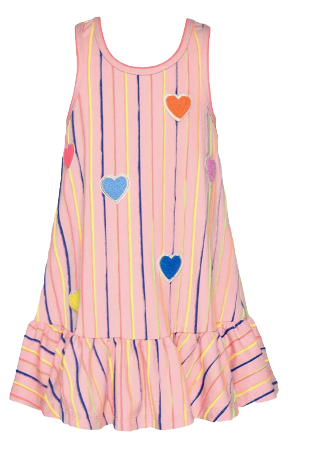 Baby Sara Heart and Stripes Dress