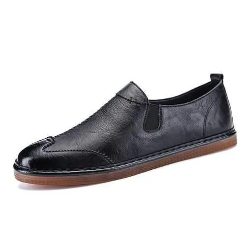 Banggood Shoes Men Casual Soft Genuine Leather Loafers