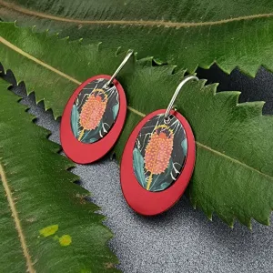 Banksia Double Oval Earrings