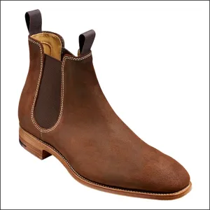 Barker Mansfield Brown Waxy Suede Boot--