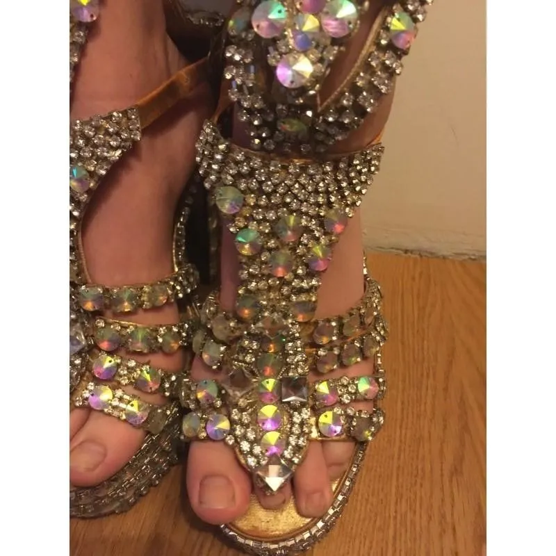 Bedazzled Crystal Samba Shoes - Special Request Only