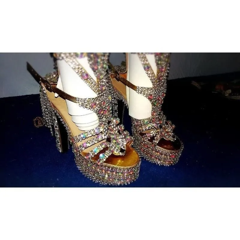 Bedazzled Crystal Samba Shoes - Special Request Only