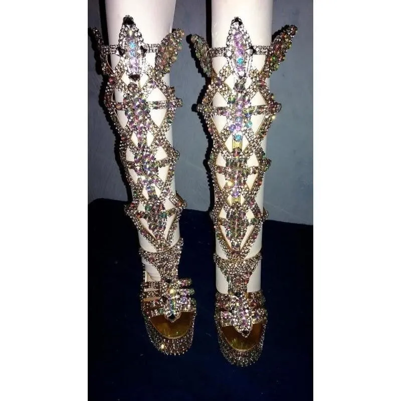 Bedazzled Crystal Samba Shoes - Special Request Only