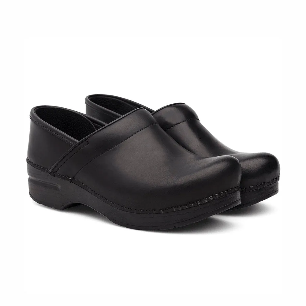 Dansko Wide Pro Black Cabrio Clog