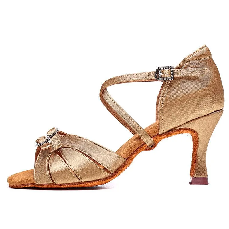 Elegant Latin Dance Heels with Soft Sole for Women