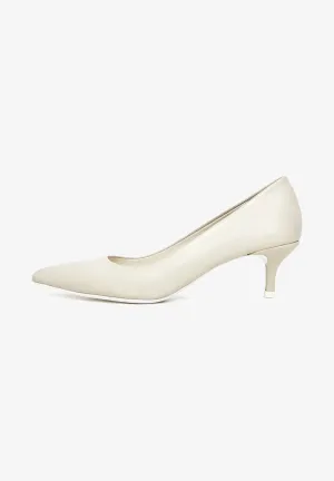 Elegant Luxe Pumps - Off White