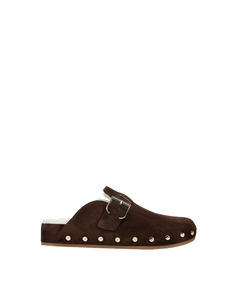 Fern Shearling Clog