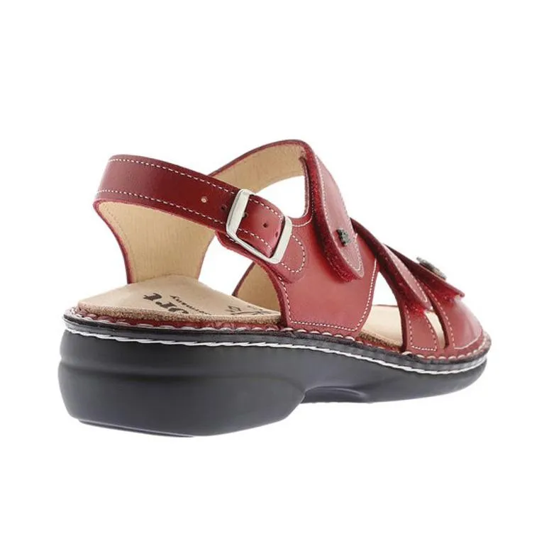 Finn Comfort Women's Gomera Red Leather