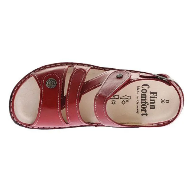 Finn Comfort Women's Gomera Red Leather