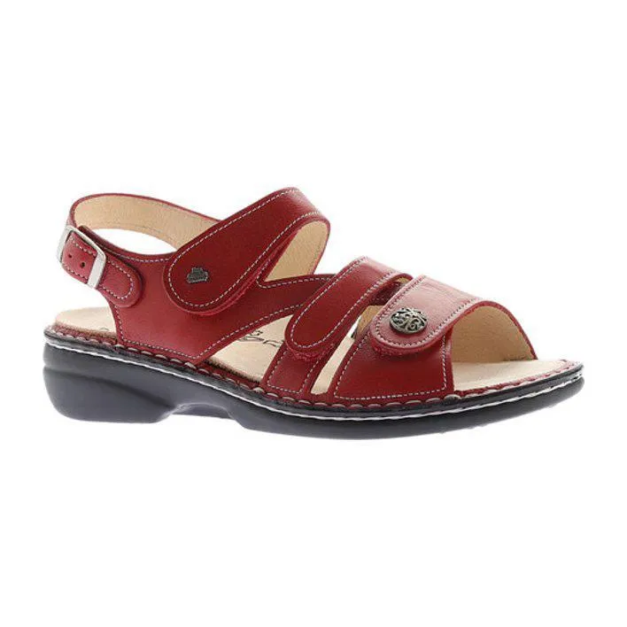 Finn Comfort Women's Gomera Red Leather