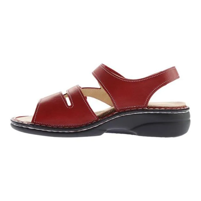 Finn Comfort Women's Gomera Red Leather