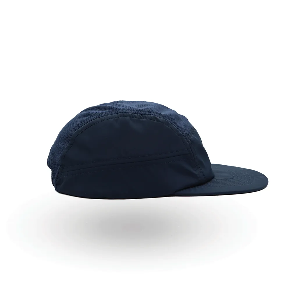 Helios Headwear Ultralight 7 Panel Soft Brim Cap - Navy