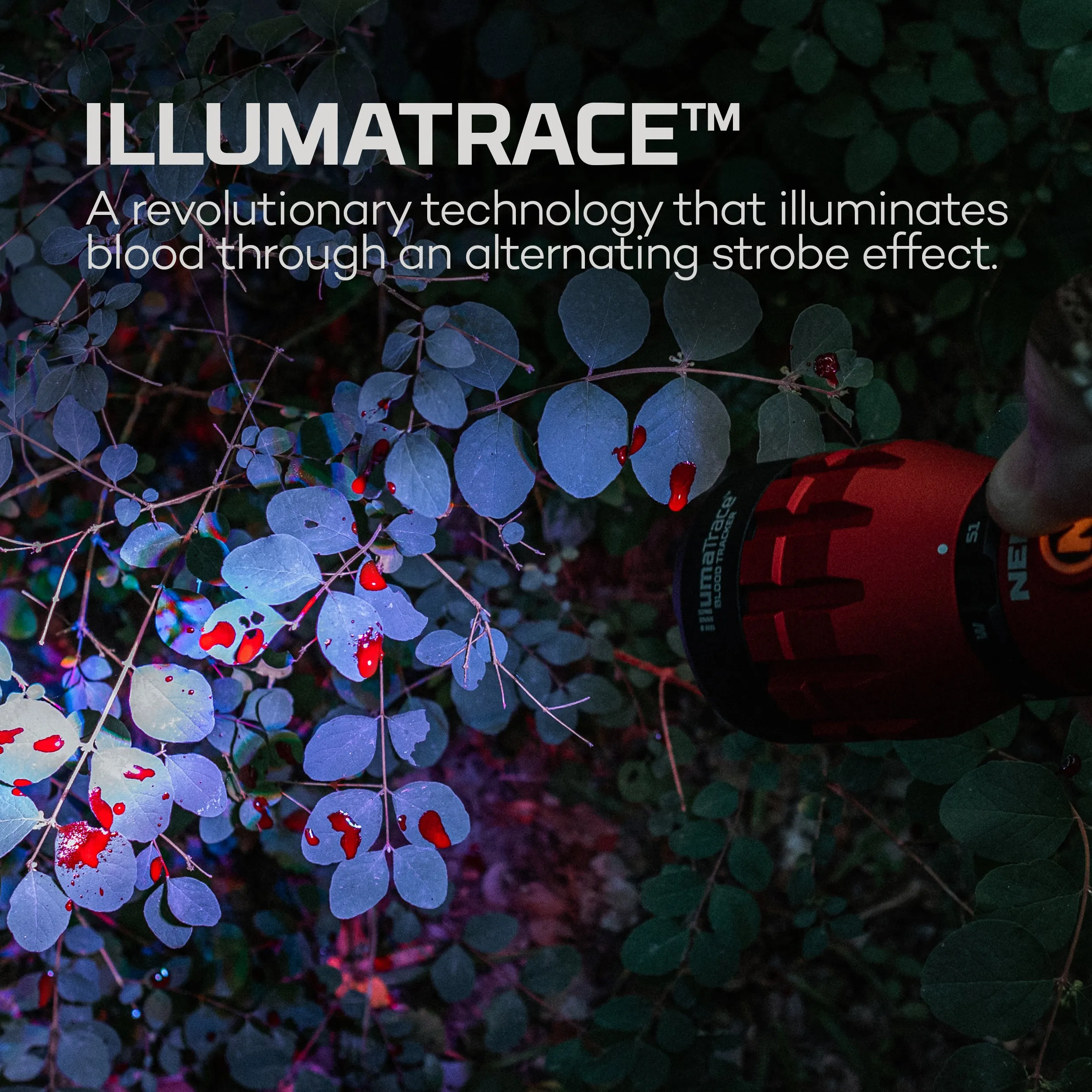 Illumatrace™  Blood Tracker Rechargeable Flashlight