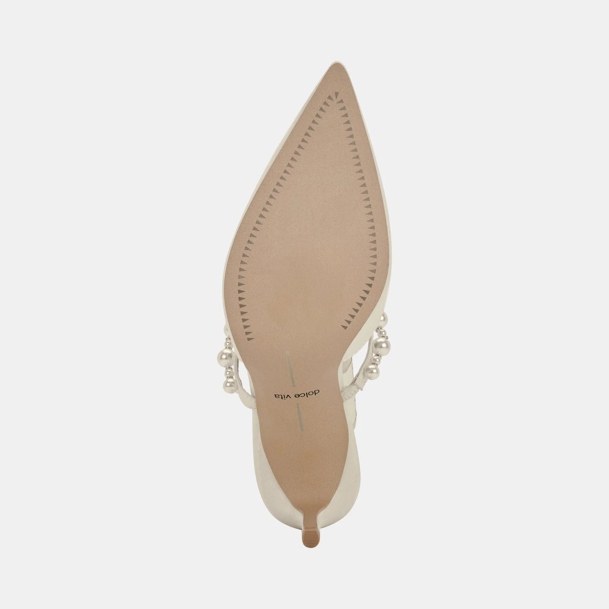 KANIKA PEARL HEELS VANILLA SILK