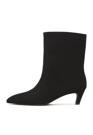 Kitten Heel Ankle Boots Dolly - Black