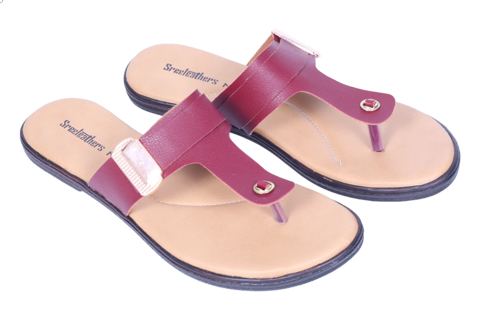 Ladies Flat Chappal 54019