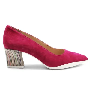 Lu Lu - Fuchsia Suede