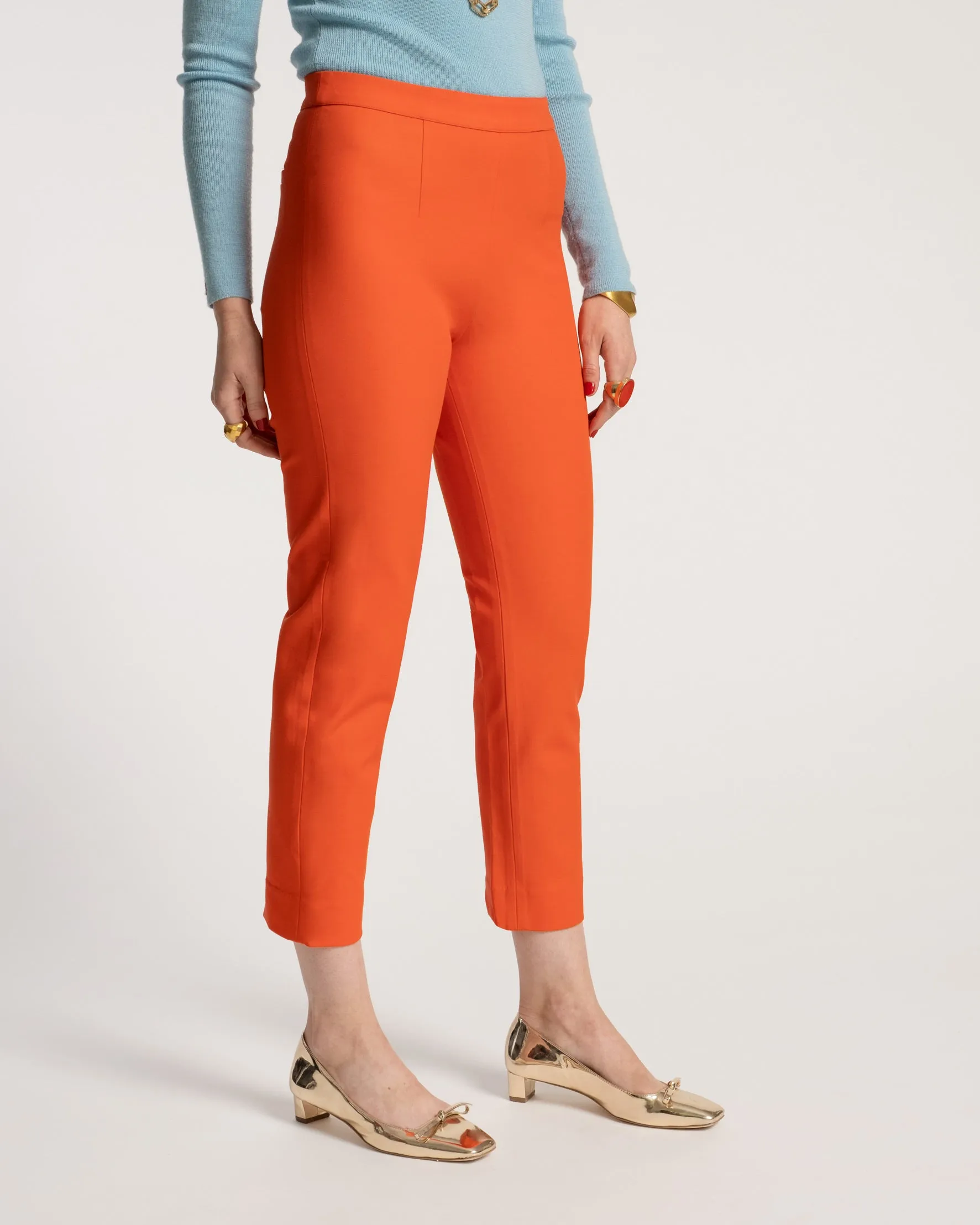 Lucy Pant Japanese Stretch Blend Orange