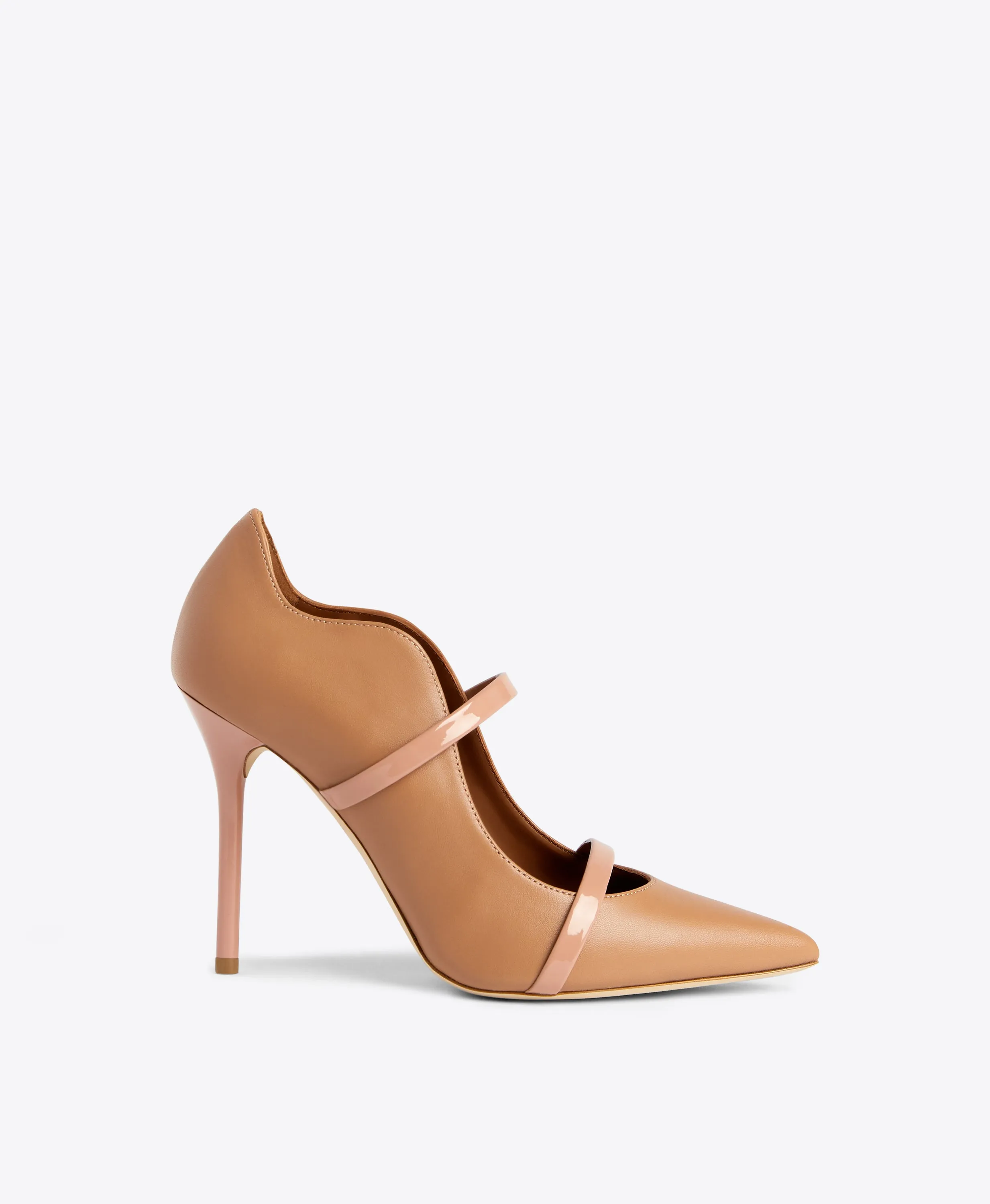 Maureen 100 Blush Leather Pumps