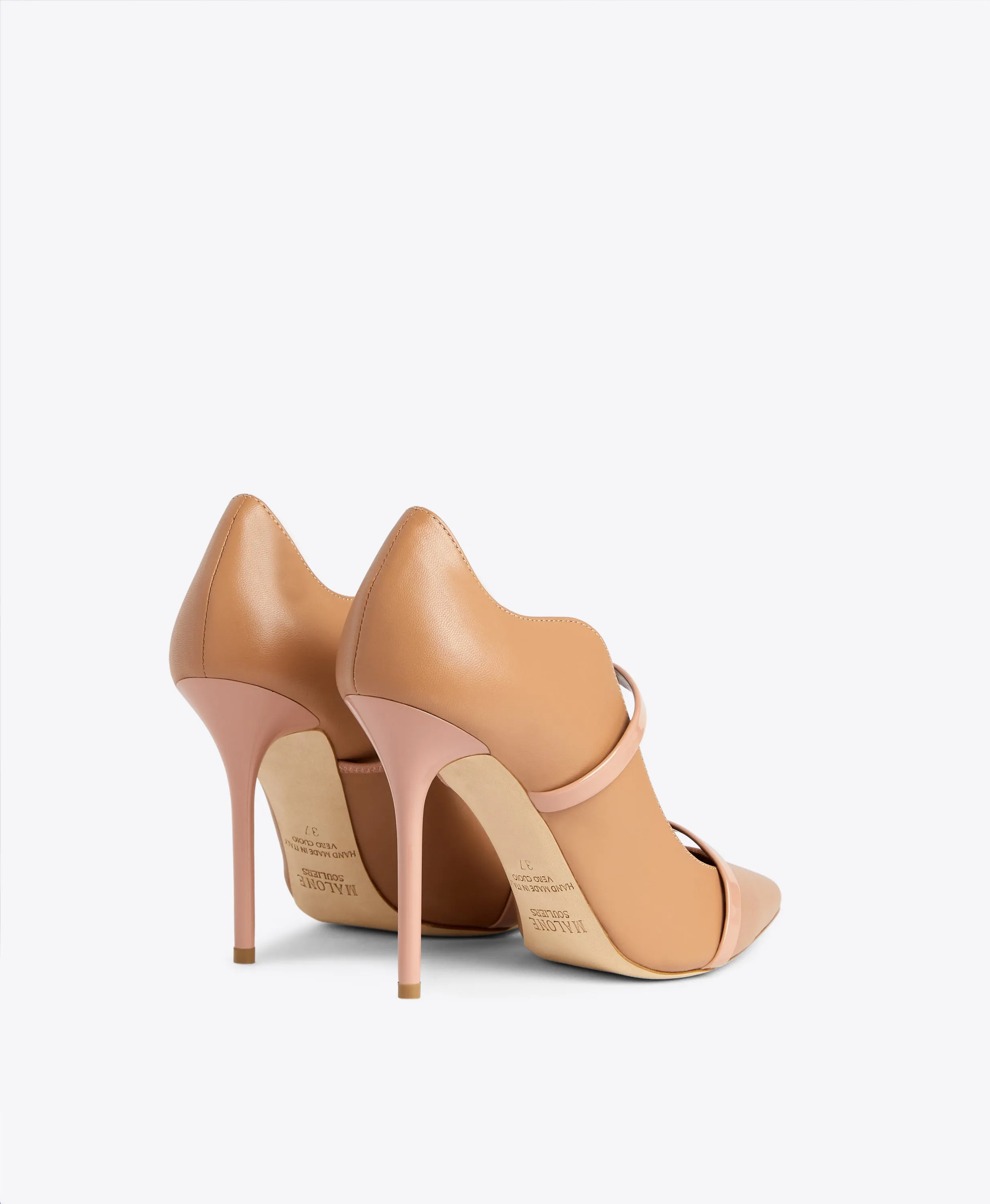 Maureen 100 Blush Leather Pumps