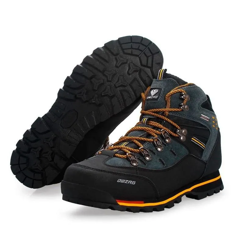 Men Winter Mountain Climbing Trekking Boots