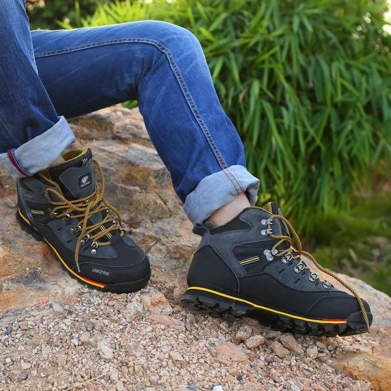 Men Winter Mountain Climbing Trekking Boots