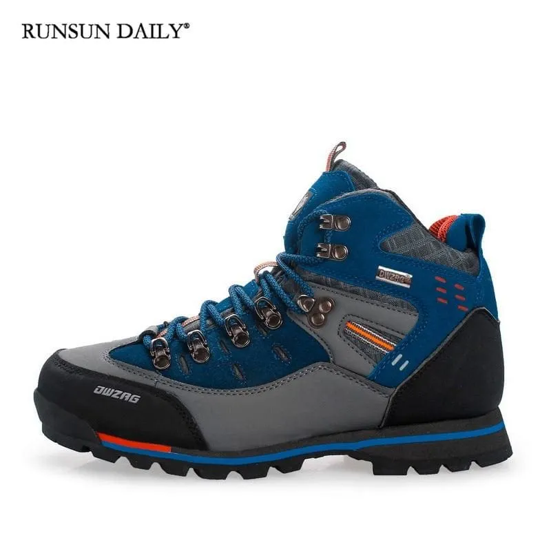 Men Winter Mountain Climbing Trekking Boots