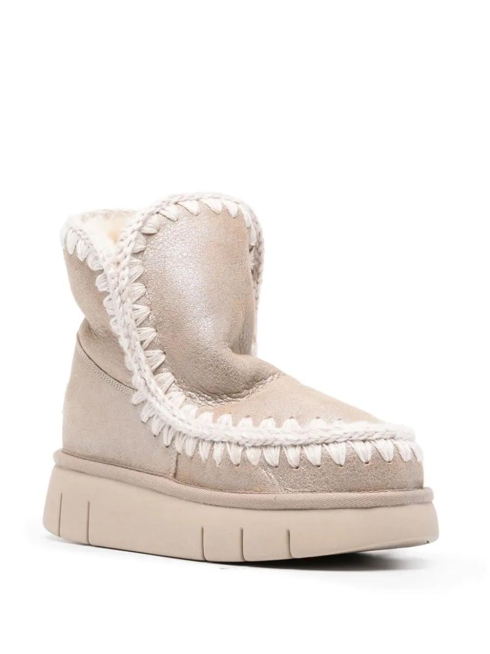 Sure! Here is an optimized version of the product title with modifiers:

Womens Stylish Mou Boots - Cozy Beige Winter Footwear