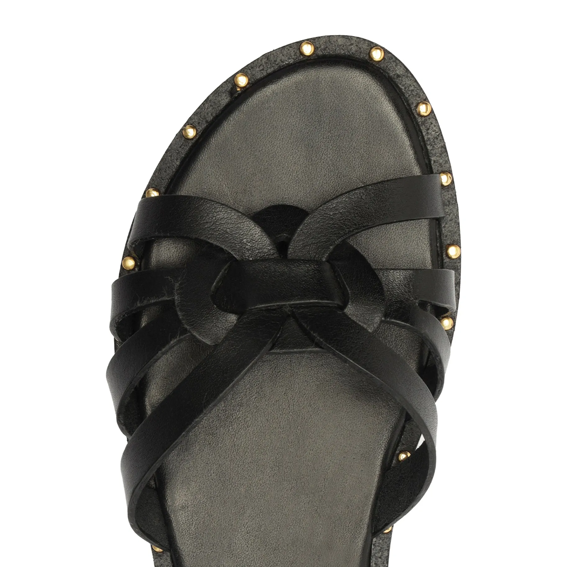 Phoenix Flat Leather Sandal