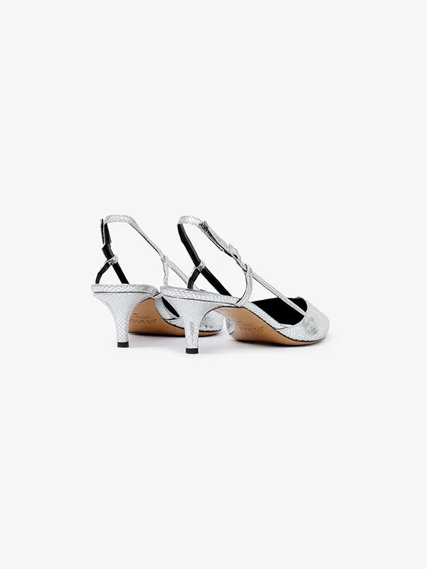 Pilia Pumps in Silver