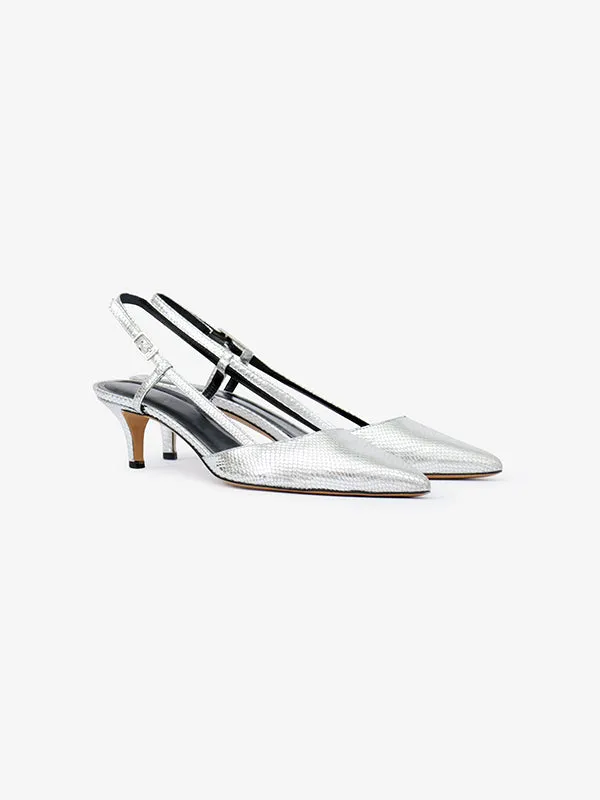 Pilia Pumps in Silver