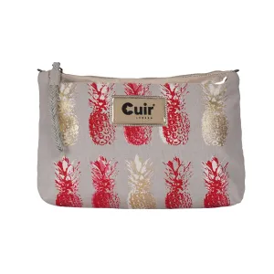 Pineapple Printed Clutch Bag | 100% Heavy Cotton Canvas