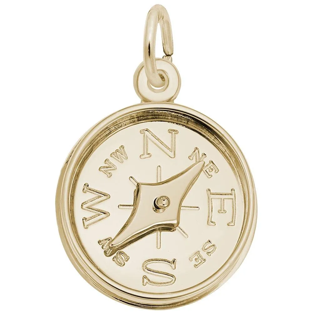 Rembrandt Charms - Compass with Needle Charm - 8327