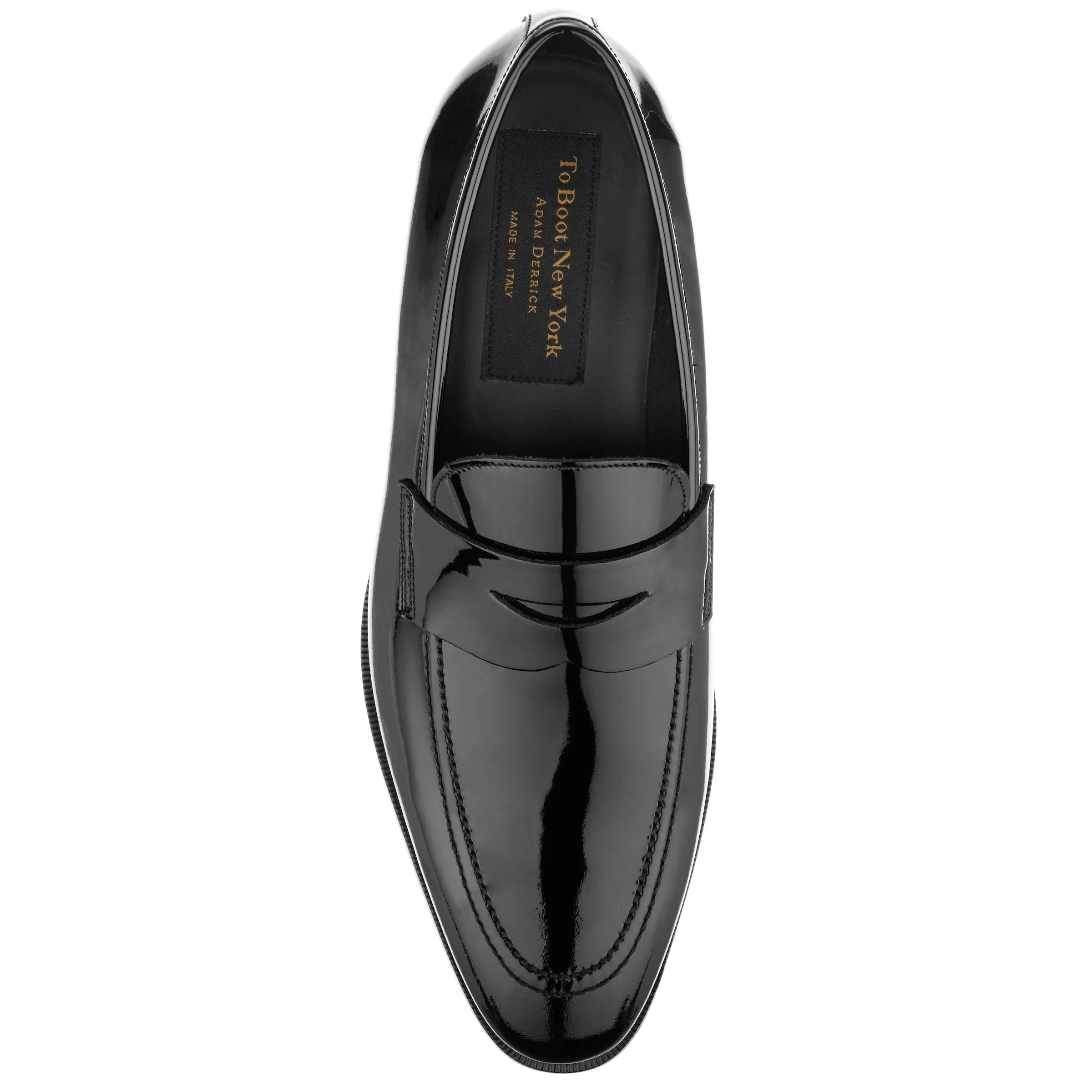 Rhodes Black Patent Leather Loafer