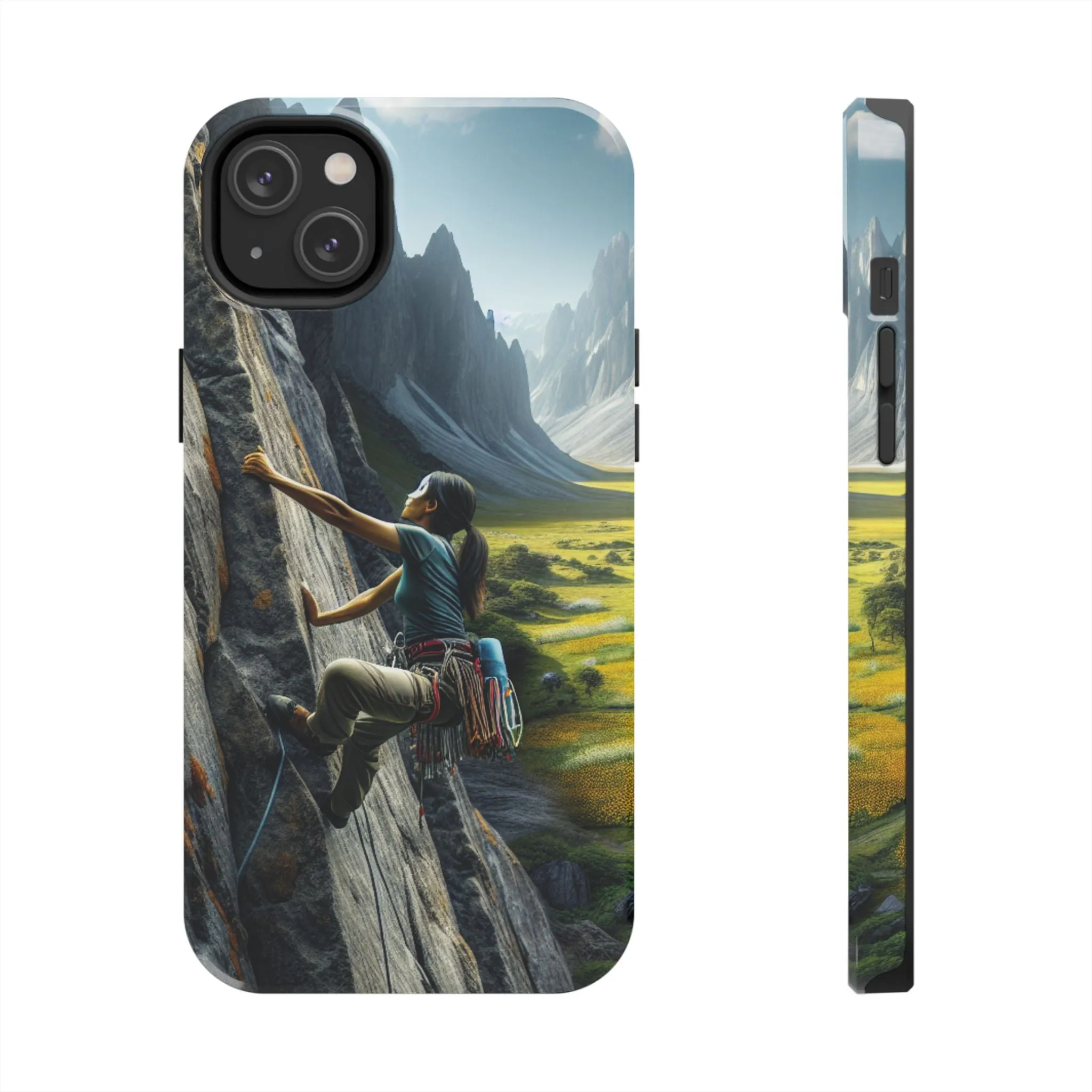 Rock Climbing Elation!  Tough Phone Cases