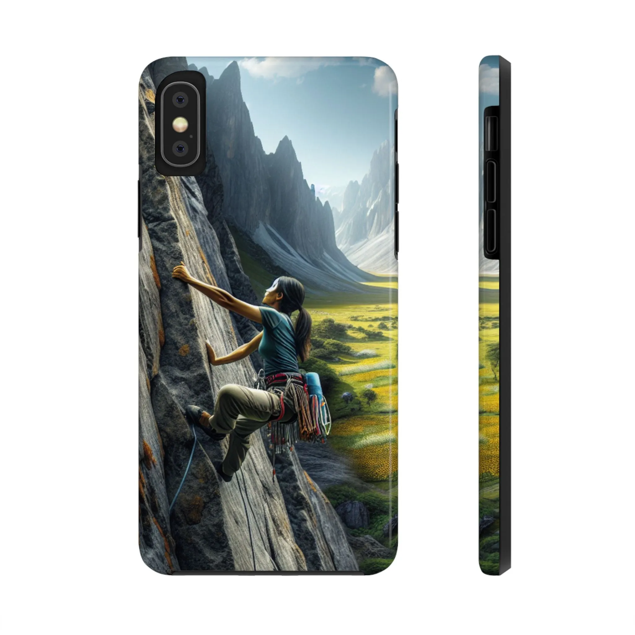 Rock Climbing Elation!  Tough Phone Cases