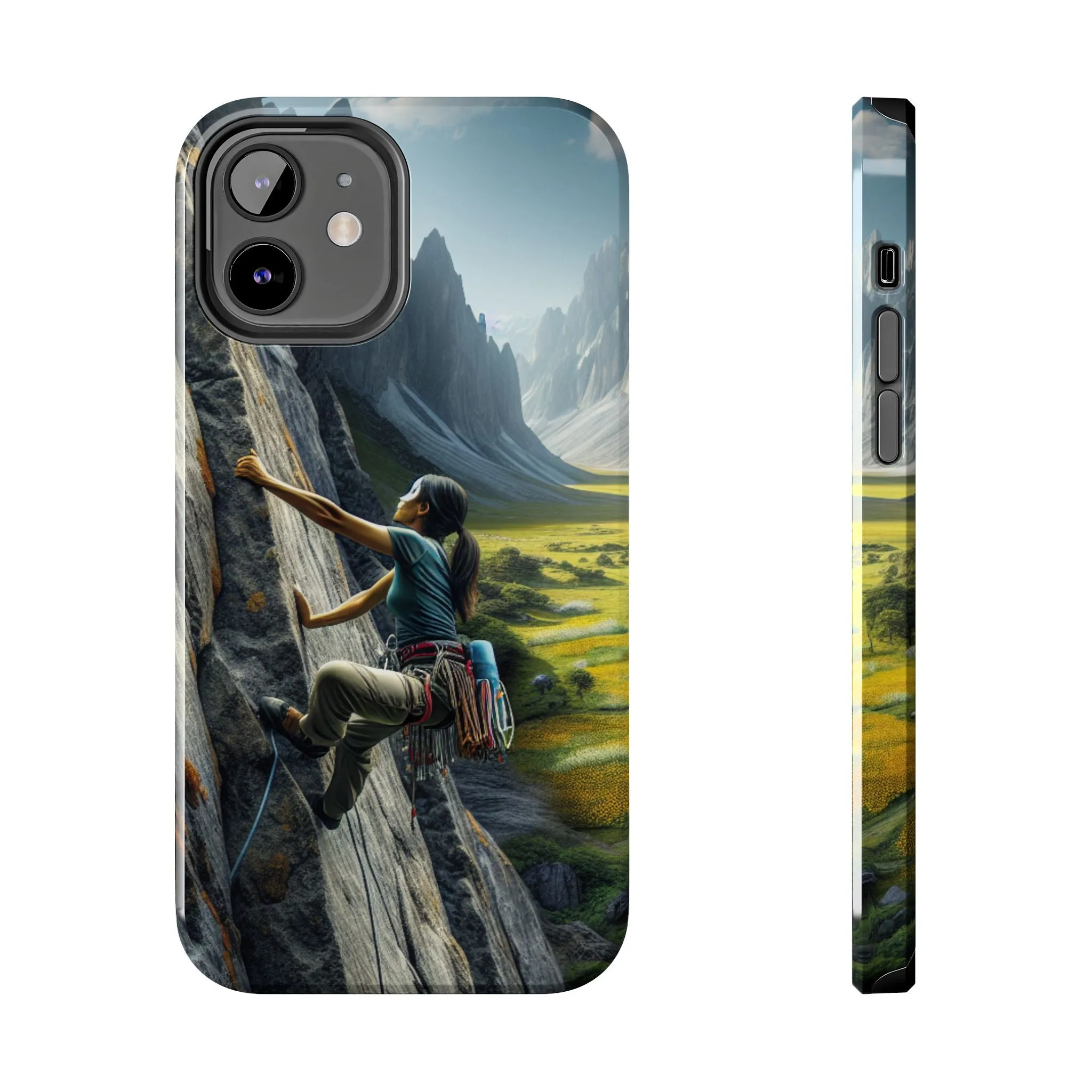 Rock Climbing Elation!  Tough Phone Cases