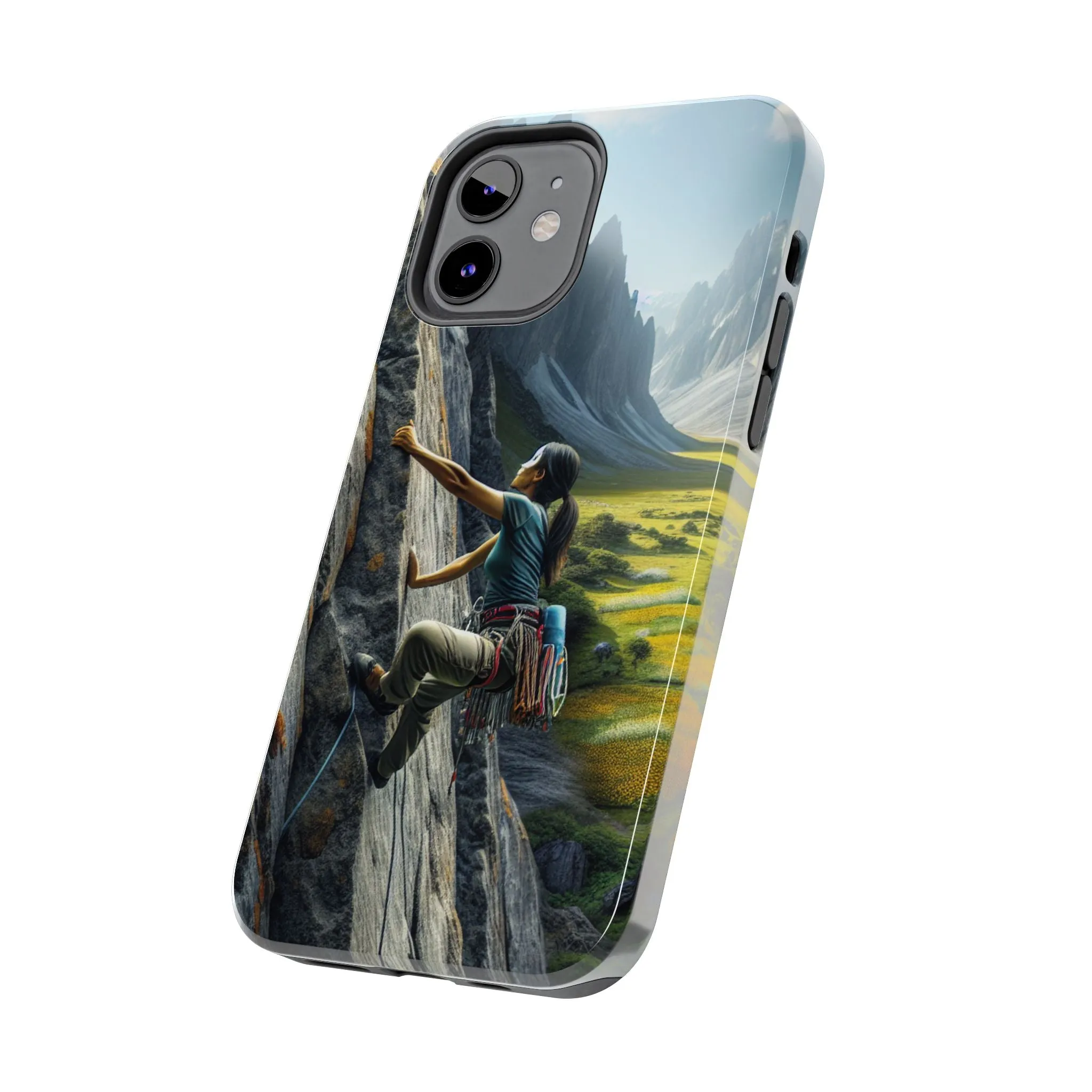 Rock Climbing Elation!  Tough Phone Cases