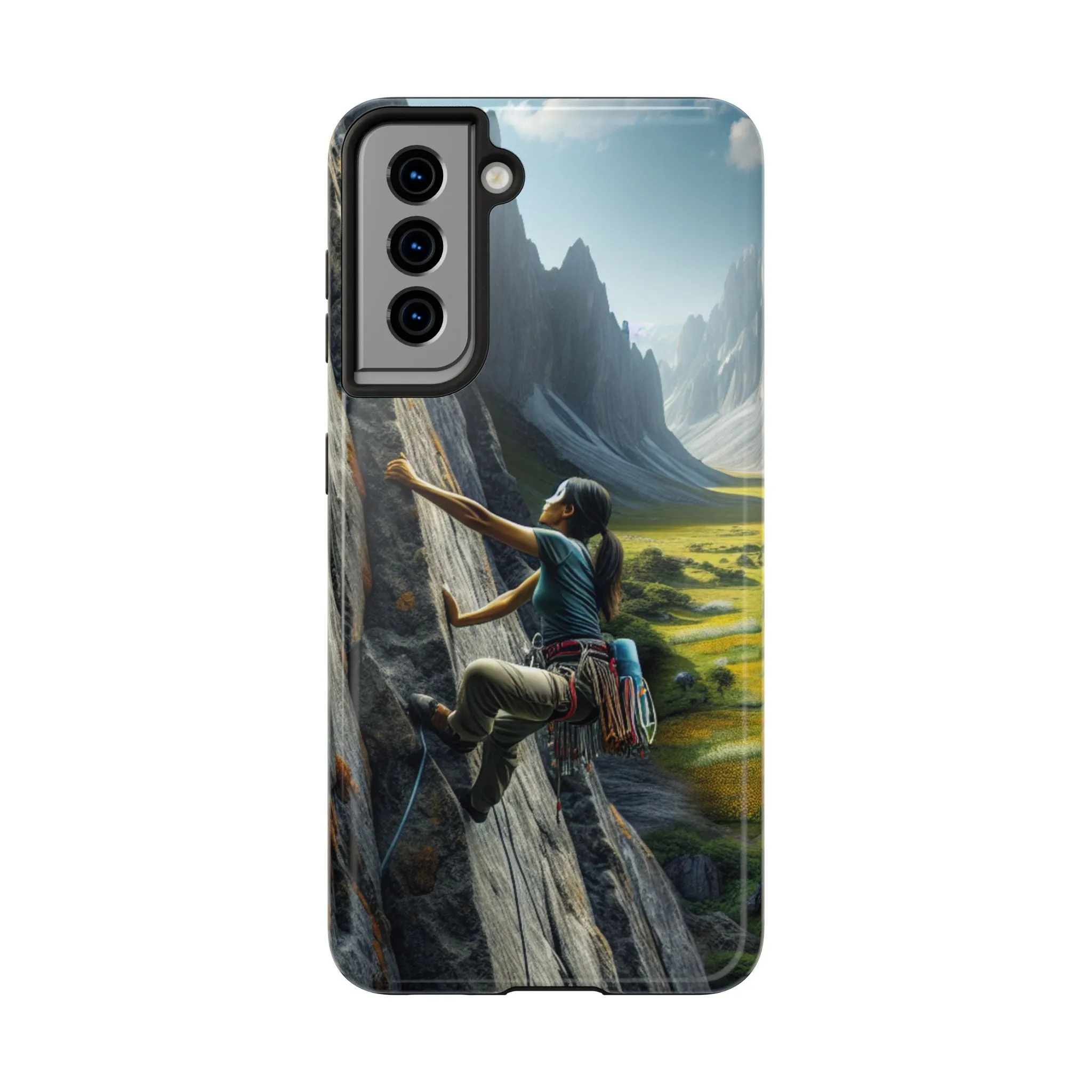 Rock Climbing Elation!  Tough Phone Cases