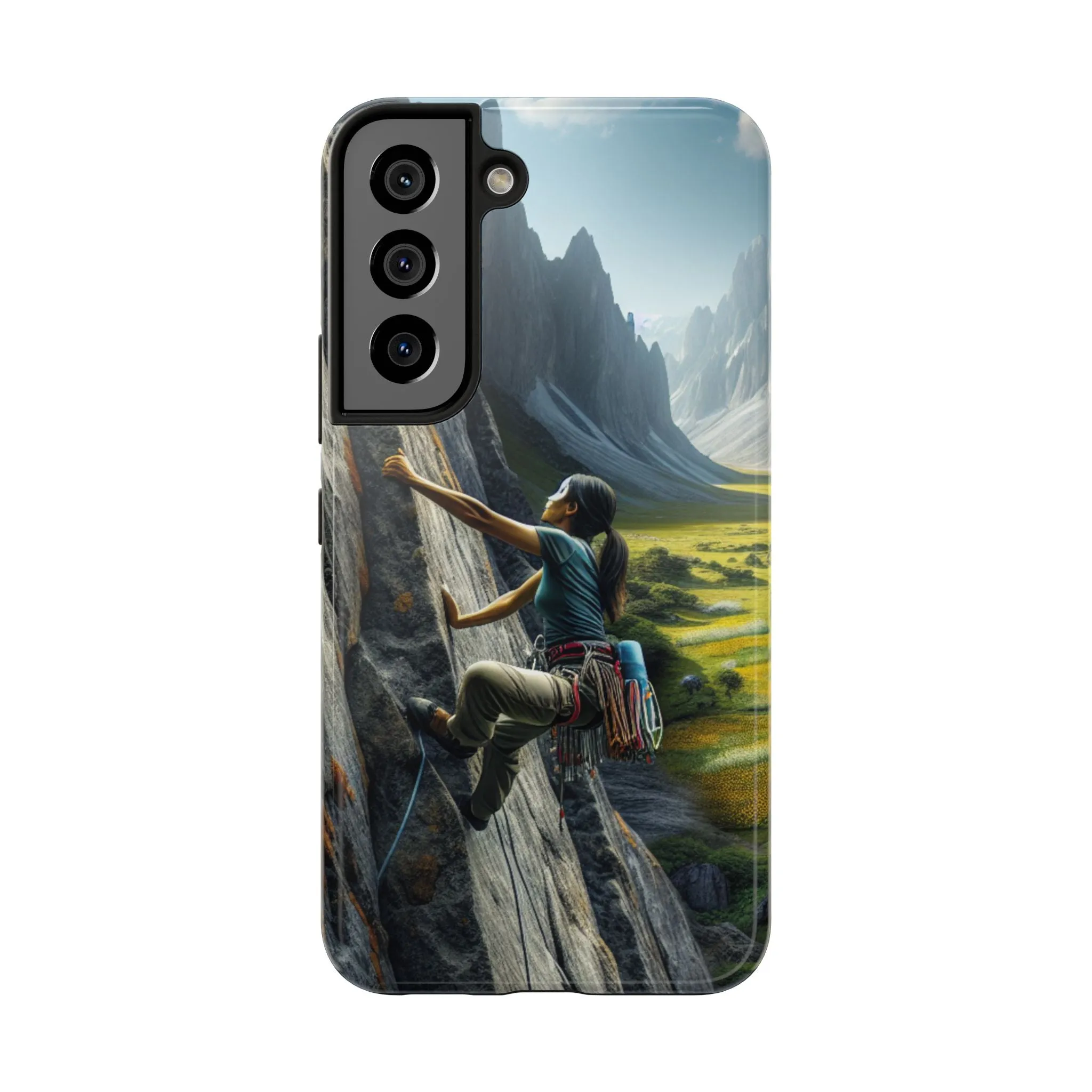 Rock Climbing Elation!  Tough Phone Cases