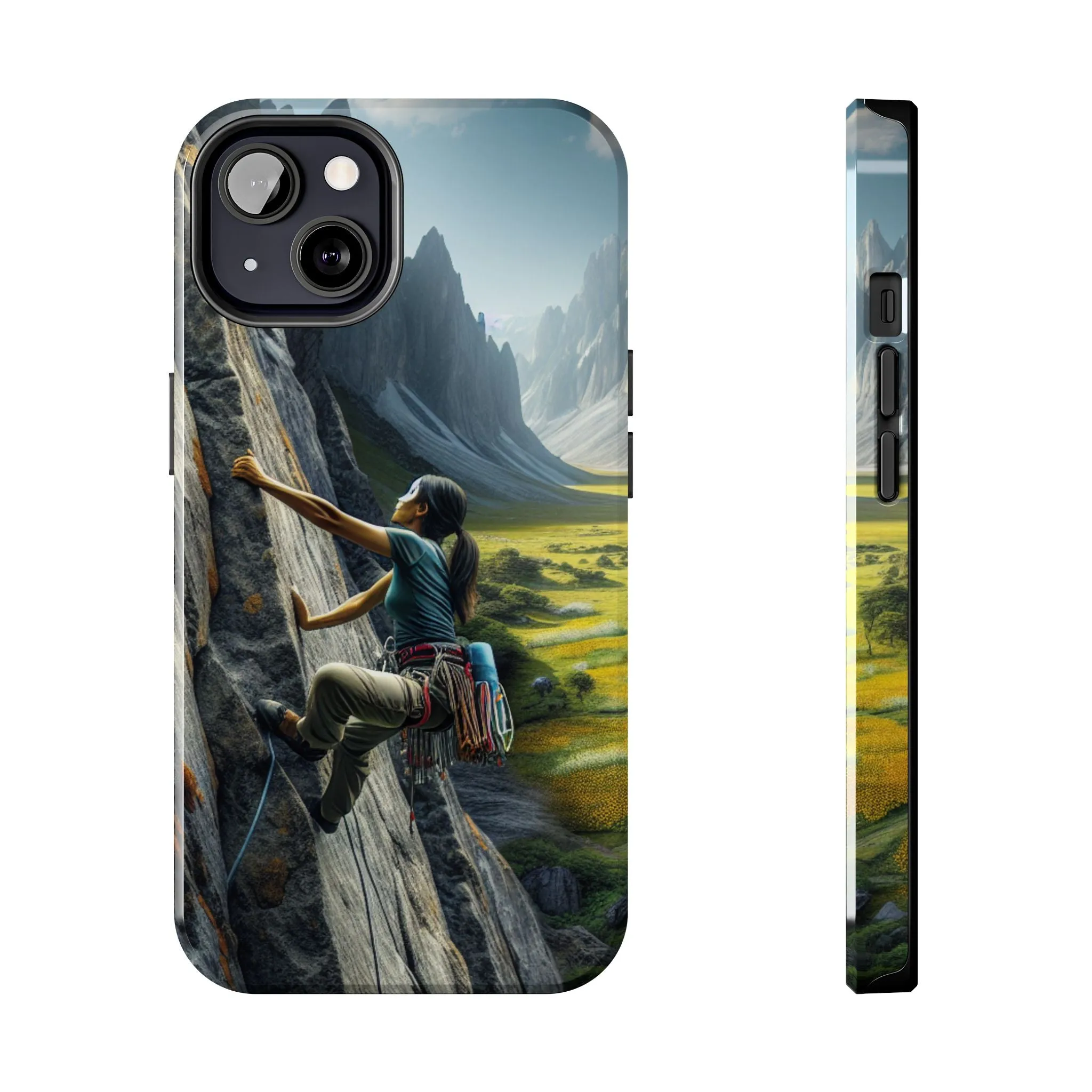 Rock Climbing Elation!  Tough Phone Cases