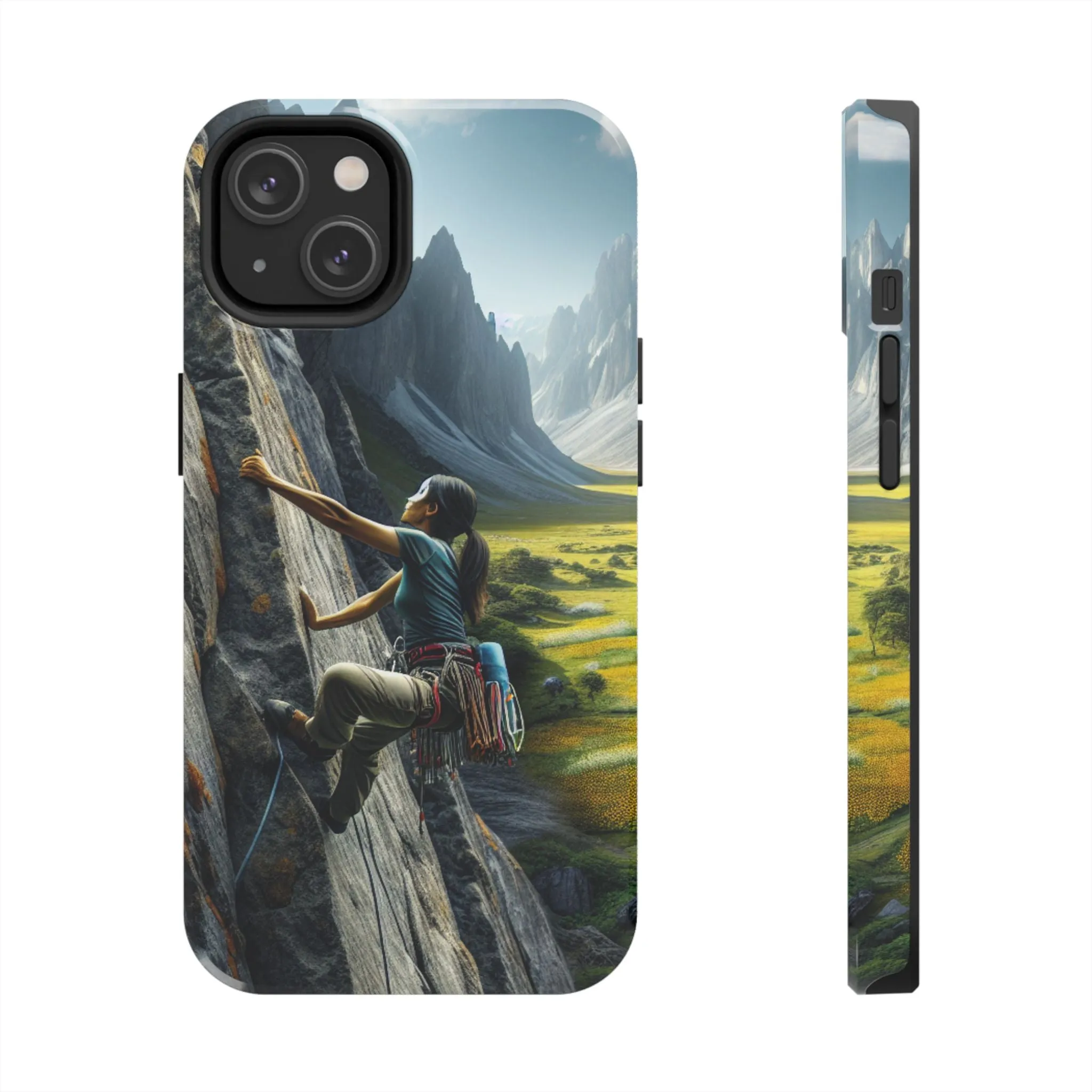 Rock Climbing Elation!  Tough Phone Cases