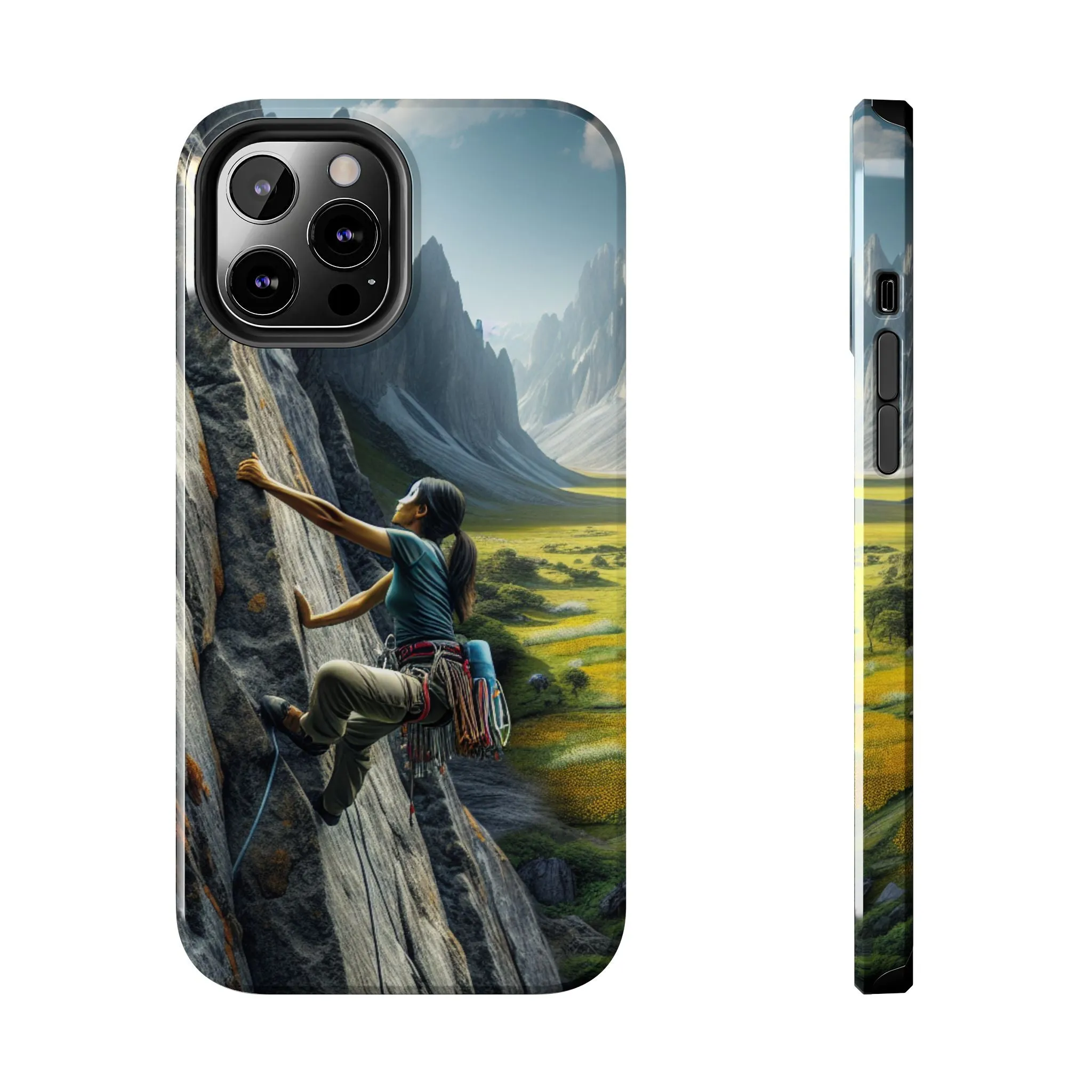 Rock Climbing Elation!  Tough Phone Cases