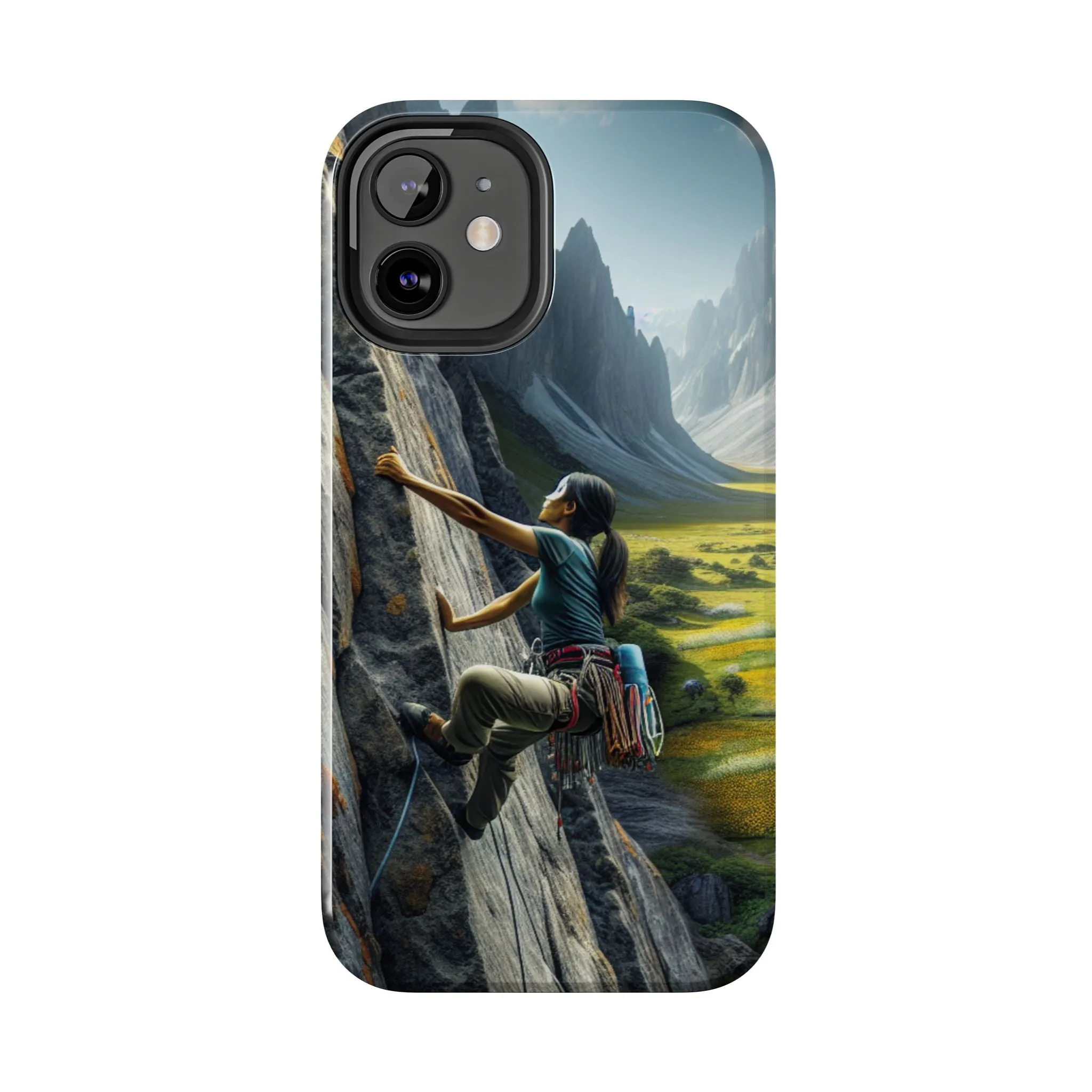 Rock Climbing Elation!  Tough Phone Cases