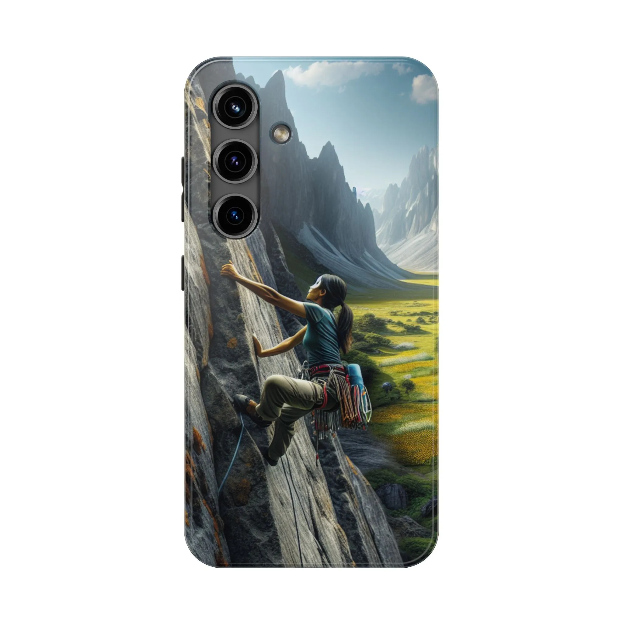 Rock Climbing Elation!  Tough Phone Cases