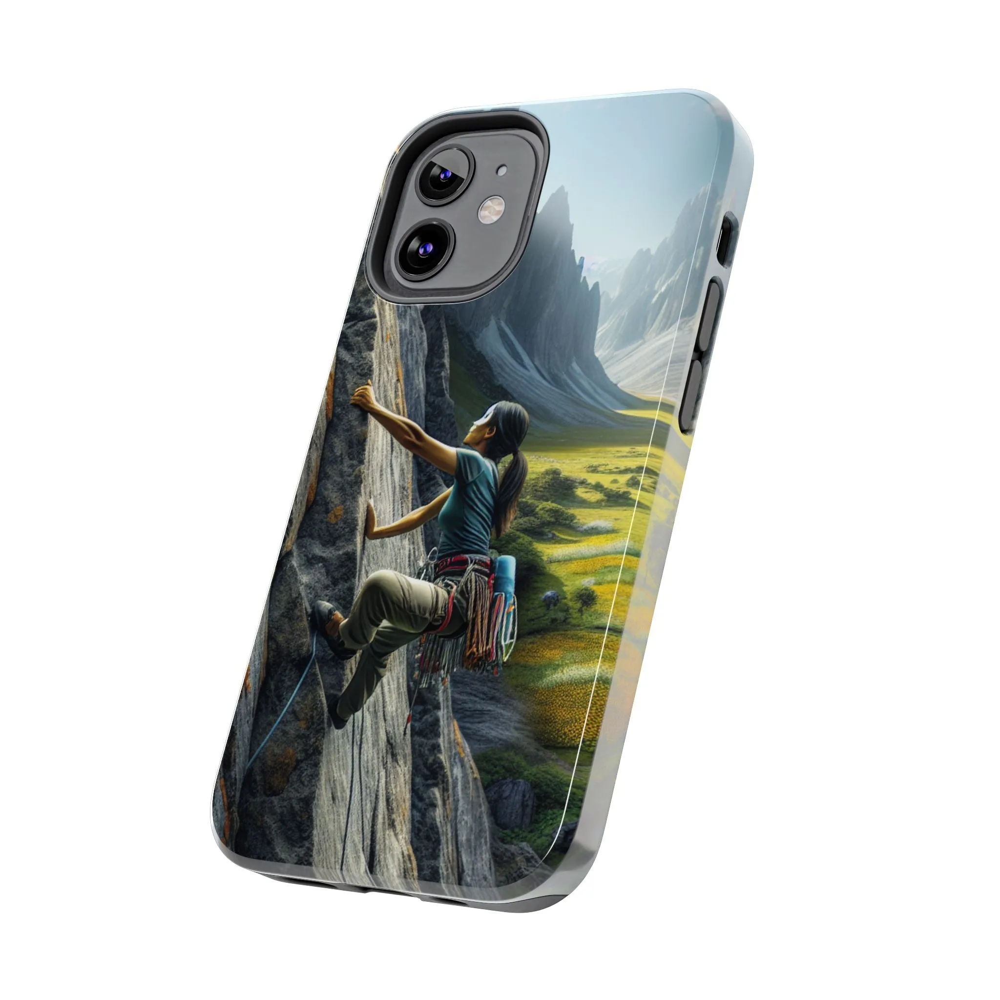 Rock Climbing Elation!  Tough Phone Cases